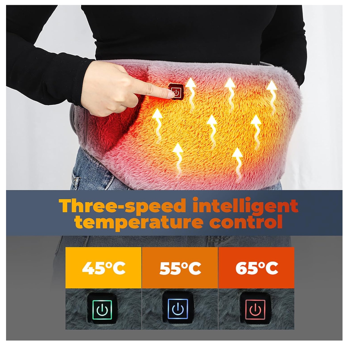 Cinturon Termico 3 Niveles Colico Lumbar